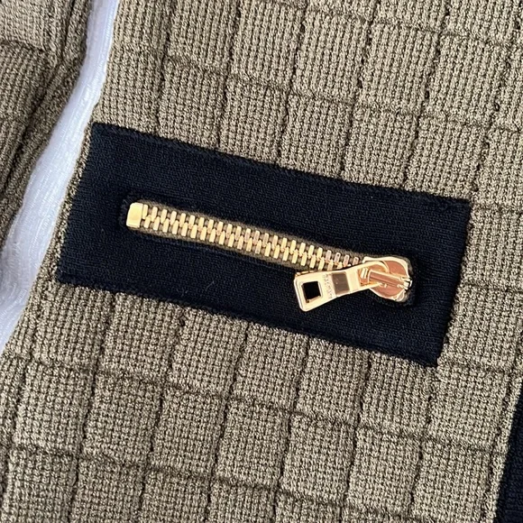 BALMAIN knit jacket army green size 34 - Picture 2 of 7